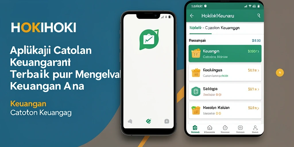 Tampilan antarmuka HOKIHOKI yang ramah pengguna untuk Catatan Keuangan.