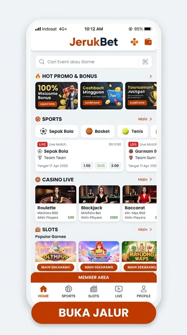 Tampilan link alternatif jerukbet