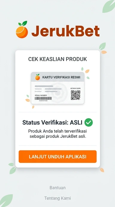 Tampilan kanal resmi jerukbet